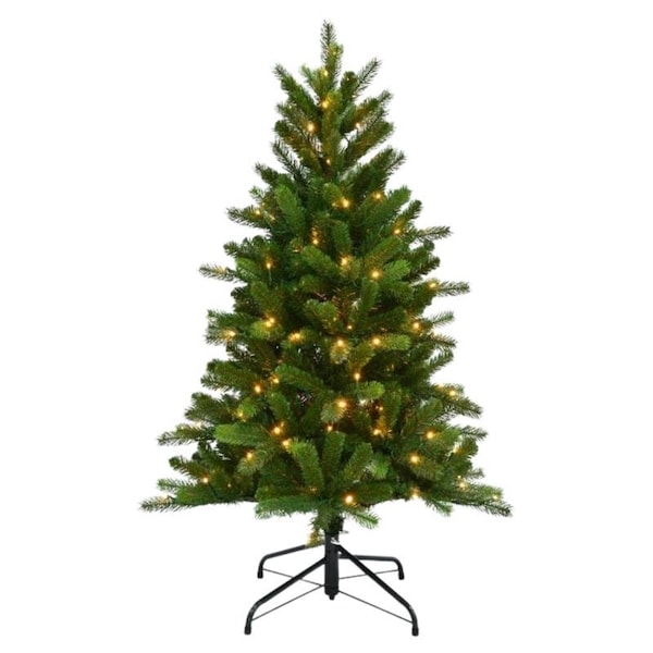 Holiday Bright Lights Celebrations 4 ft. Pencil LED 150 ct Grand Illum Color Changing Christmas Tree TGI40PWWMUA - main